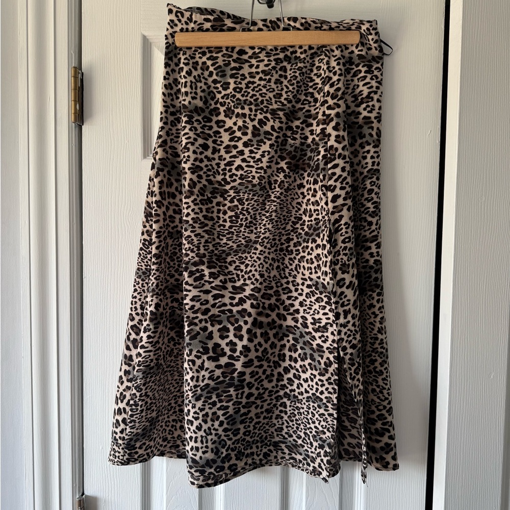 Animal print skirt